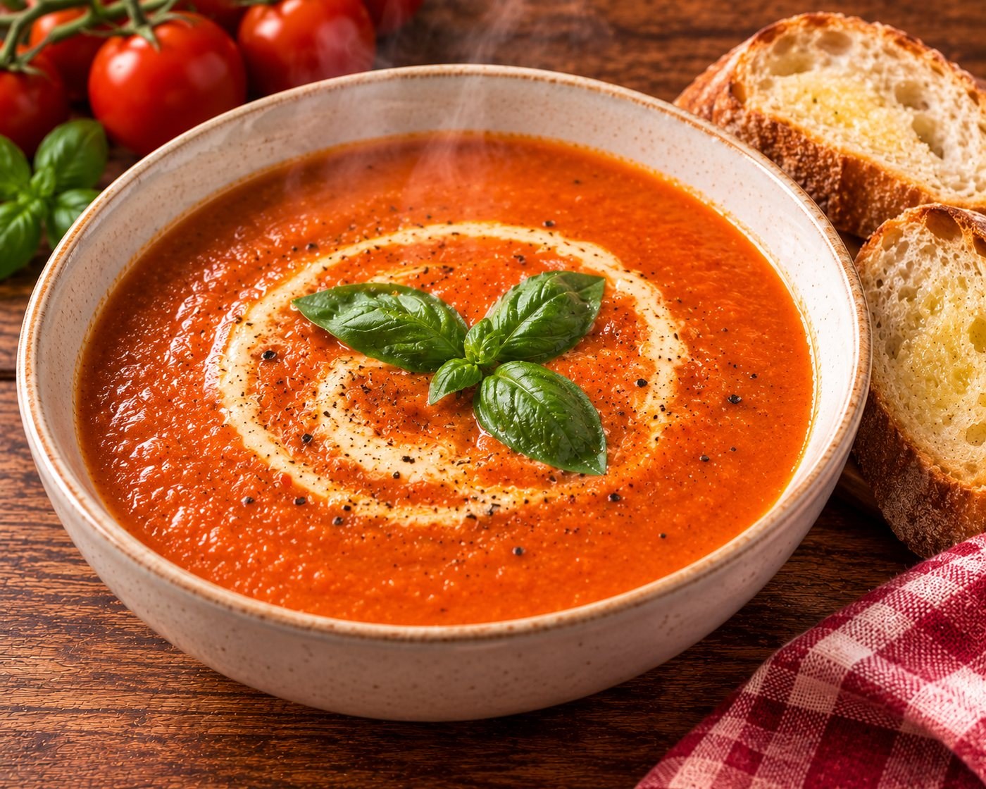 Vegetarian tomato soup